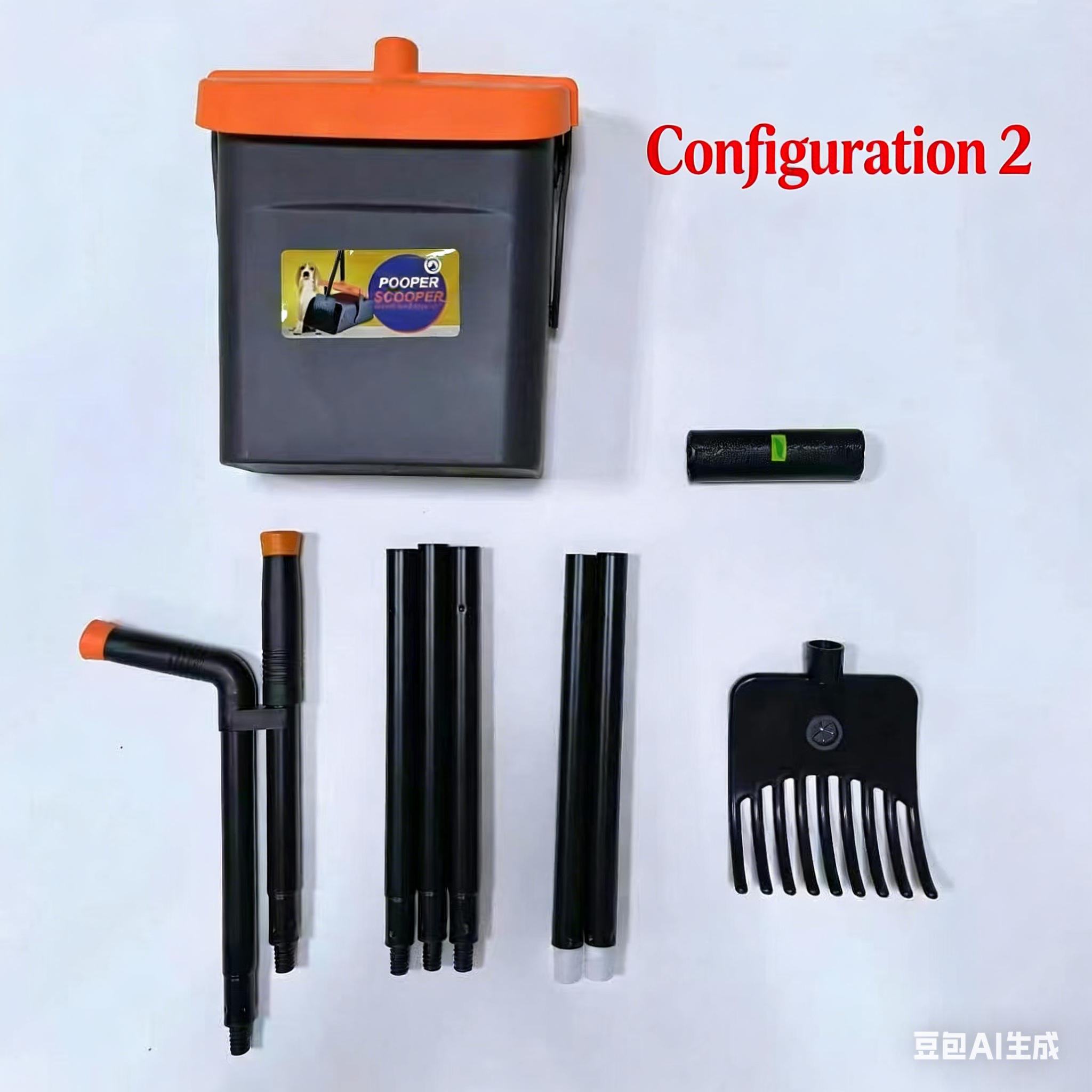 Pet waste picker for outdoor use, suitable for adult dogs and puppies, dog walking poop scooper