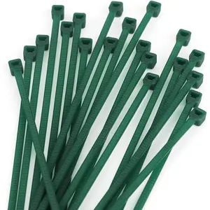 Green Zip Ties, 6 Inch Plastic Wire Ties, 100PCS Heavy Duty Cable Ties,Nylon Cable Ties Decoration Tie Wraps,Premium Plastic Wire Ties for Indoor and Outdoor