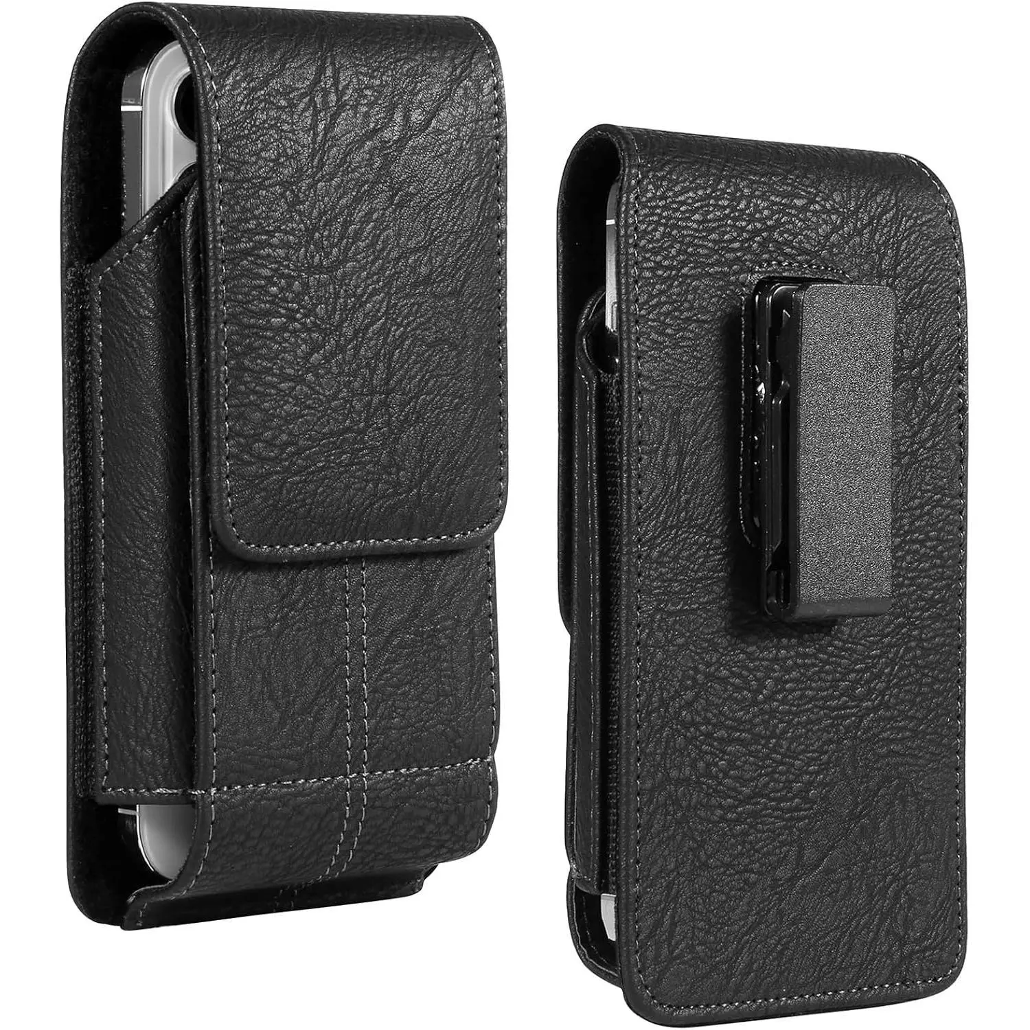 Cell Phone Holsters Phone Belt Holder with Card Slot Compatible for Galaxy S26 Ultra S26+ A17 A56 iPhone 17 Pro Max XS Max OnePlus 15 Pixel 10 Pro XL Motorola Edge Poco X7 Pro Redmi Note 15 Pro (XL)