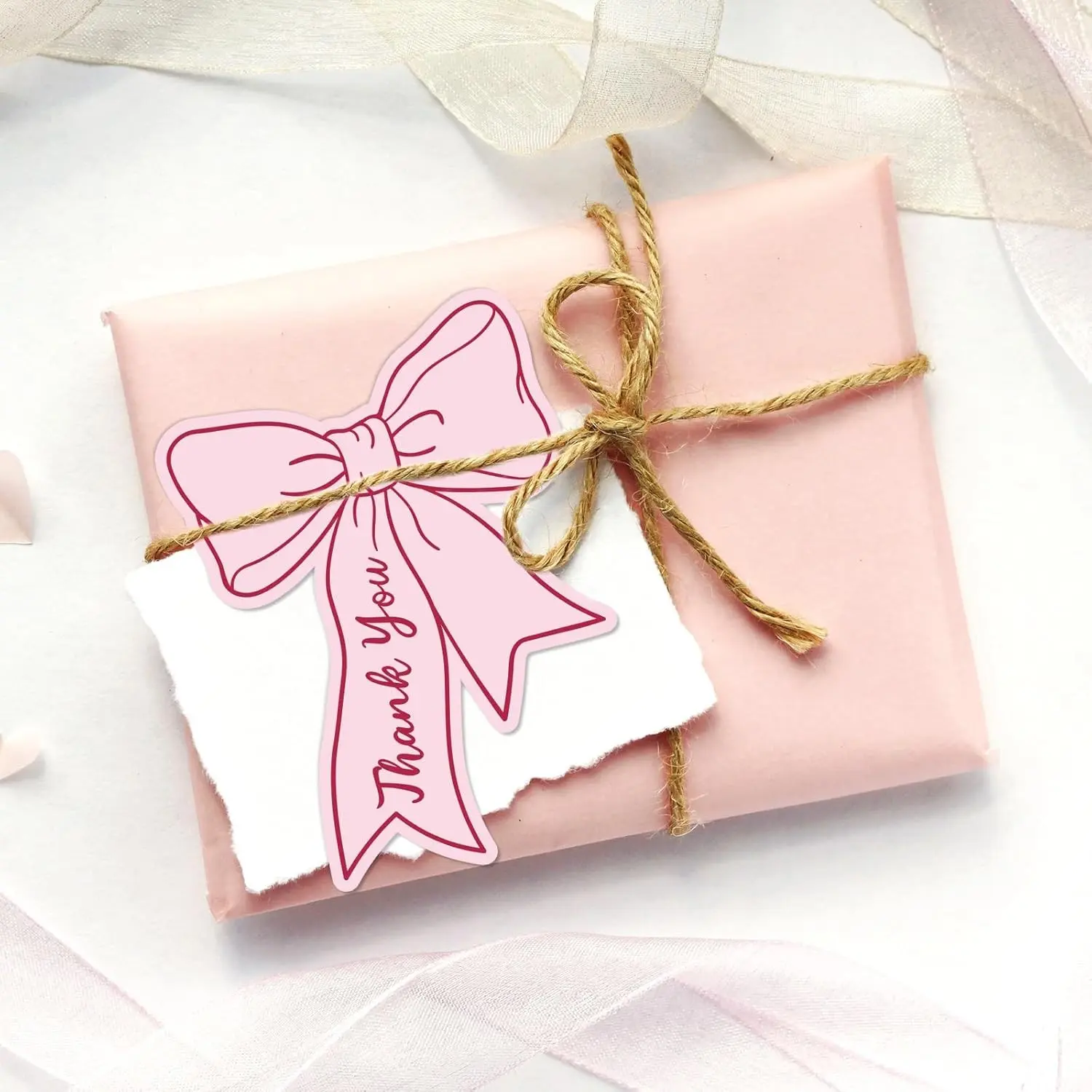 15pcs Bow Mini Thank You Cards, Small Business Greeting Cards, Mother's Day Thanks, Party Birthday Gifts for Women, Mothers Day Card