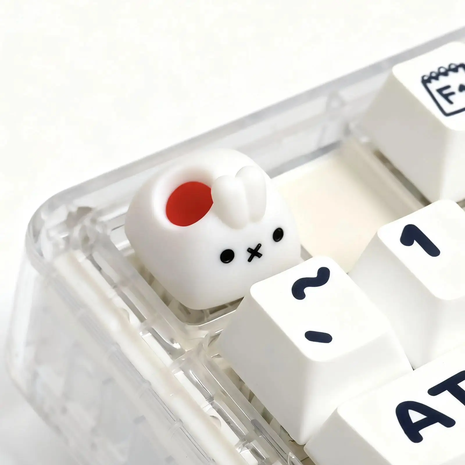 Anime Originality Cube Mifei Rabbit Bunny Keycap Personalized Design DIY Manual Add Kawaii Lovely Lovable Moist Fashion Sweet