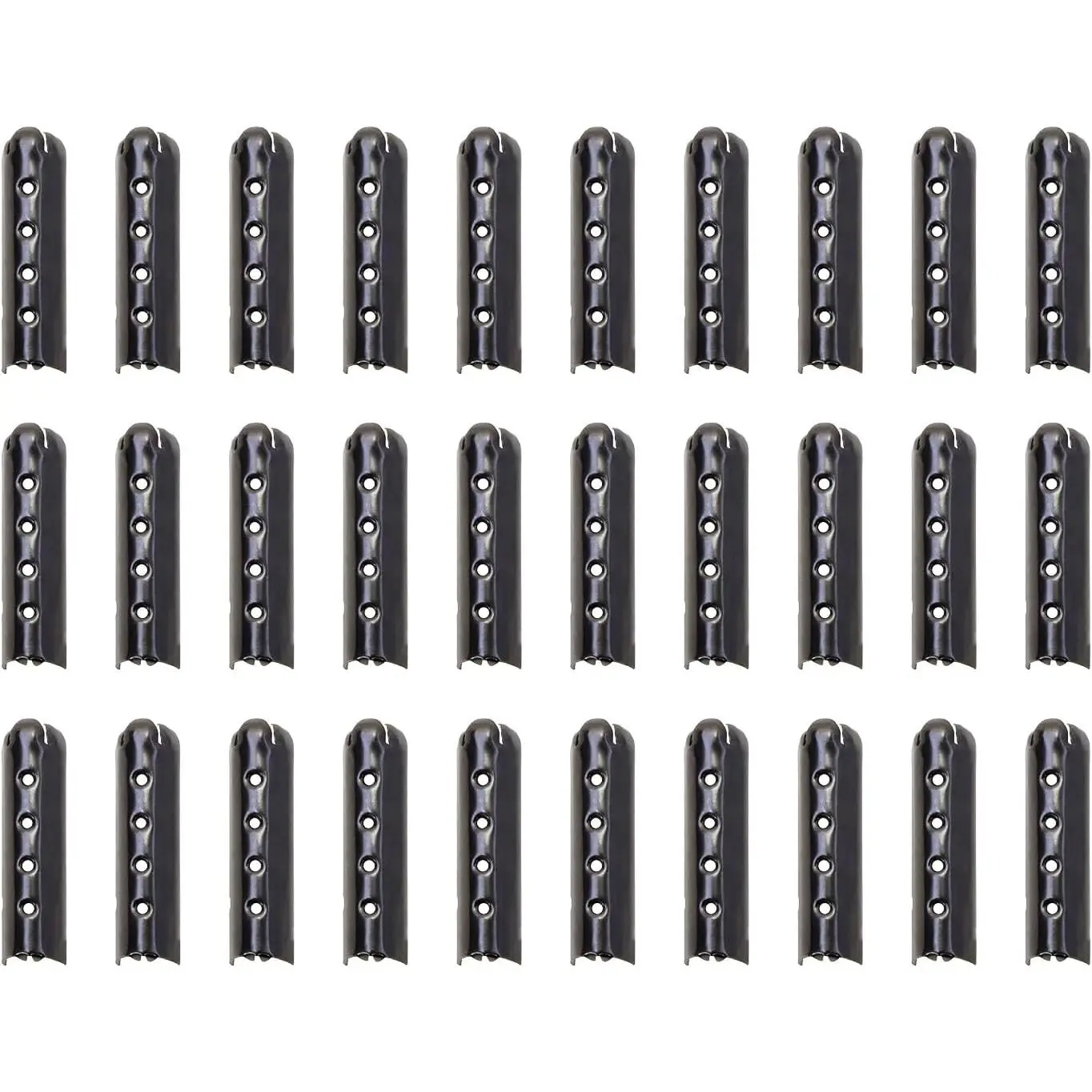 30 count Aglets for Shoelaces Repair Paracord Hoodies Sneakers Canvas Shoestrings Shoe Lace Ends Tips  Replacements