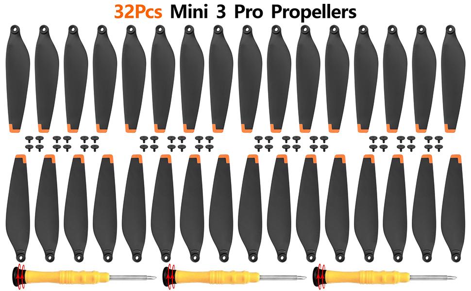 32 Pcs Propellers for DJI Mini 4 Pro & Mini 3 Pro, Replacement Low-Noise and Quick-Release Blades Props Wings Compatible with DJI Mini 4 Pro & Mini 3 Pro Drone Accessories - NOT for Mini 3 32 Pcs Propellers for DJI Mini 4 Pro & Mini 3 Pro, Replacement Low-Noise and Quick-Release Blades Props Wings Compatible with DJI Mini 4 Pro & Mini 3 Pro Drone Accessories - NOT for Mini 3