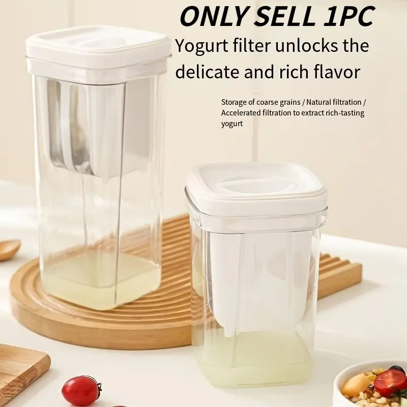 Yogurt Filter for Home Use, Large Capacity Cold Brew Yogurt Maker, Cheese Moisture Separator, DIY Greek Yogurt Tool, Moisture Separation
