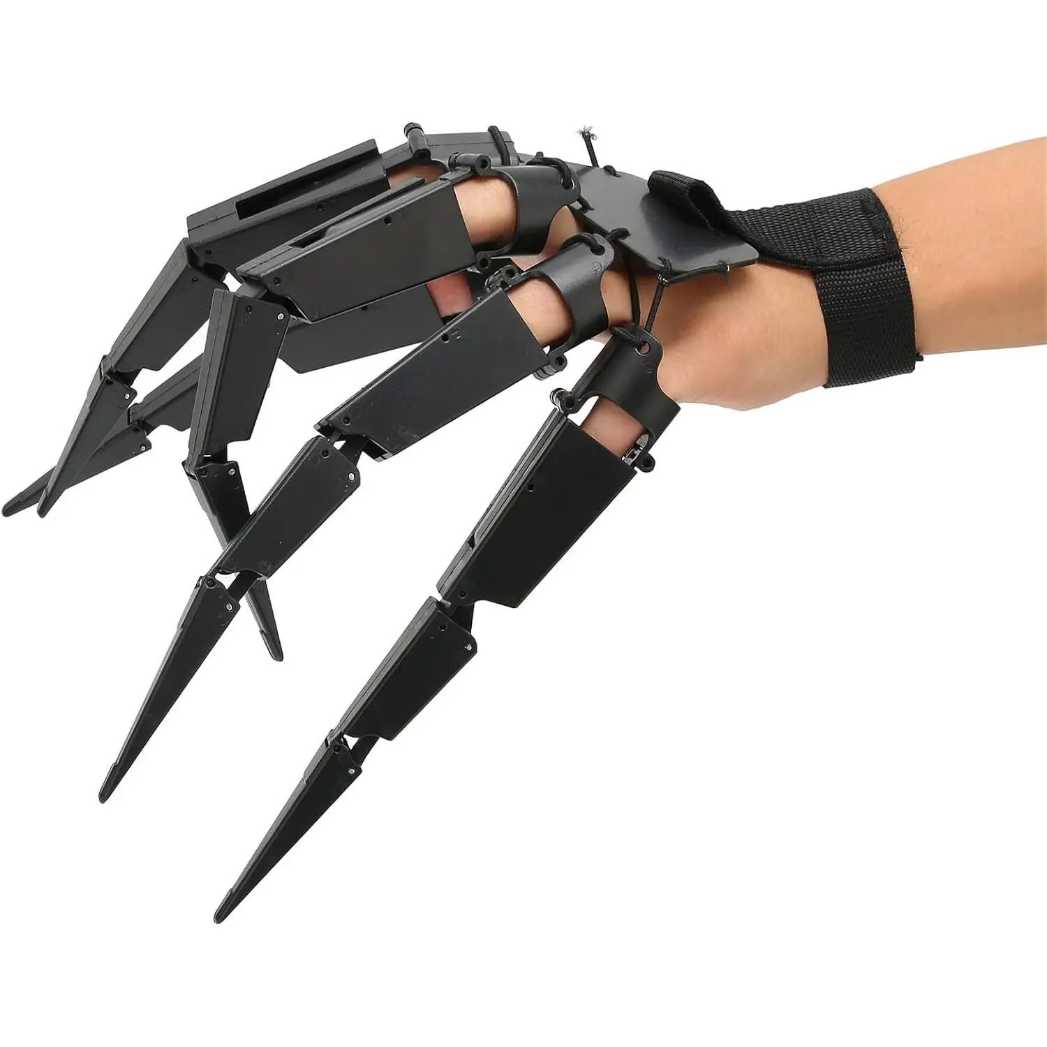 Halloween Articulated Fingers, Horrific Finger Extension Party Supplies Props (Flexible, Easy To Put On and Unload) s All Finger Sizes(Left Hand)