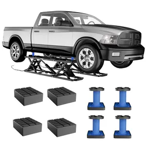 7000 LBS / 5000 LBS Portable Car Lift – Heavy Duty Quick Jack Car Lift for Home Garage – Adjustable Height with Extension Plates, Lock Levers & Wheels – Fits Trucks, SUVs, Sedans