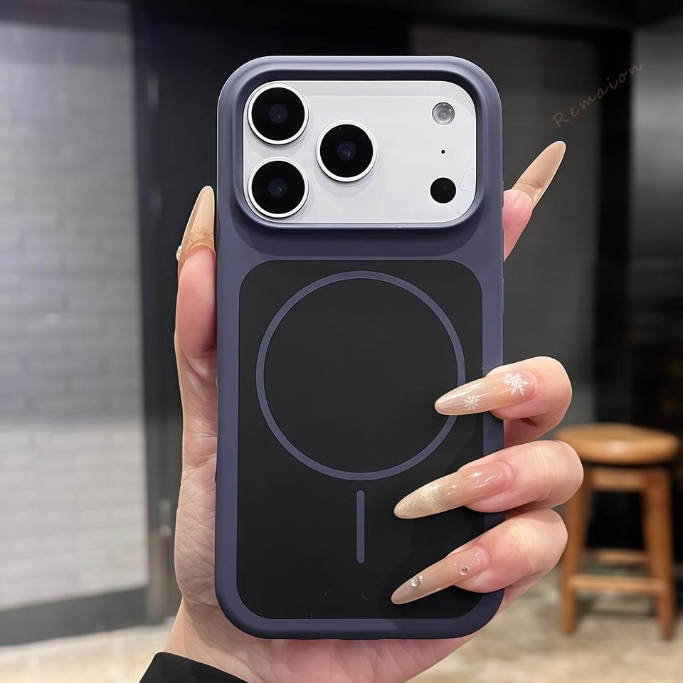 New Liquid Silicone Magnetic Phone Case For iPhone 17 Air 15 14 13 16 17 Pro Max Plus Magsafe Official Charging Protector Cover