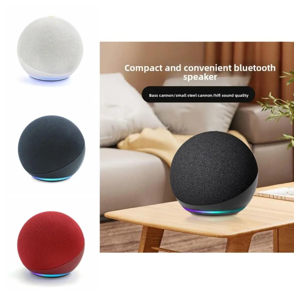 Small Bluetooth Speaker, RGB Mini Wireless Subwoofer with Spherical Design, Compact & Powerful for Home and Outdoor Use