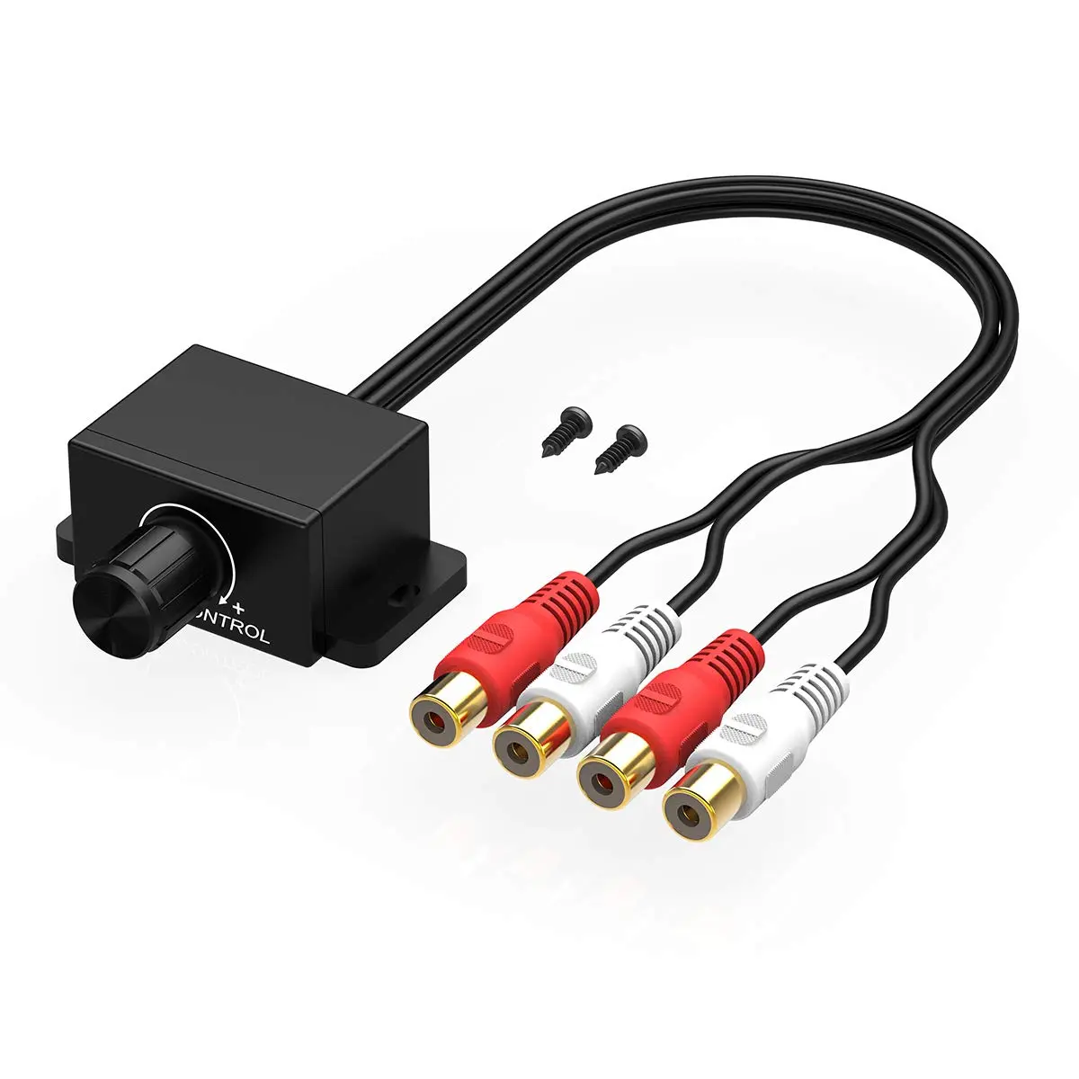Remote Amplifier Level Controller  Audio Bass Knob Sub Amp Volume Control  for , , Speakers,  Theater