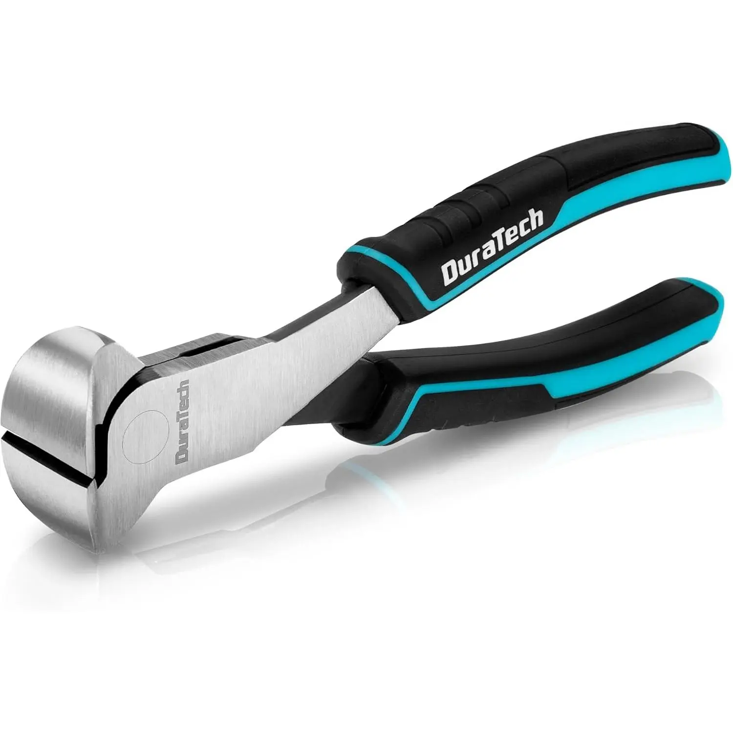 DURATECH 7" Nail Puller, End Cutting Pliers, Nail Remover Tool, End Nippers | Cr-V Steel, Blackened and Polished Finish, Non-Slip Handle, For Pulling Nails and Cutting Wires
