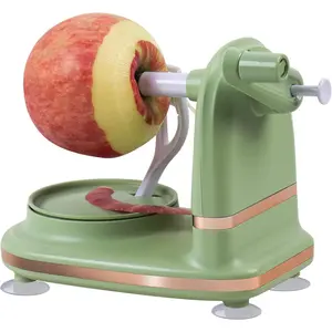 Apple Peeler with 2 Blades Replacements, Apple Peeler Slicer & Corer for Home Kitchen Quick Applesauce Pie Making
