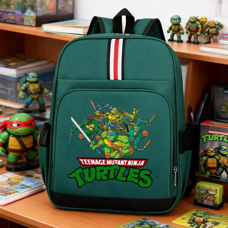 Teenage Mutant Ninja Turtles Student Backpack Large Capacity Primary School Bag for Teenagers Anime Merch Study Supplies Gift