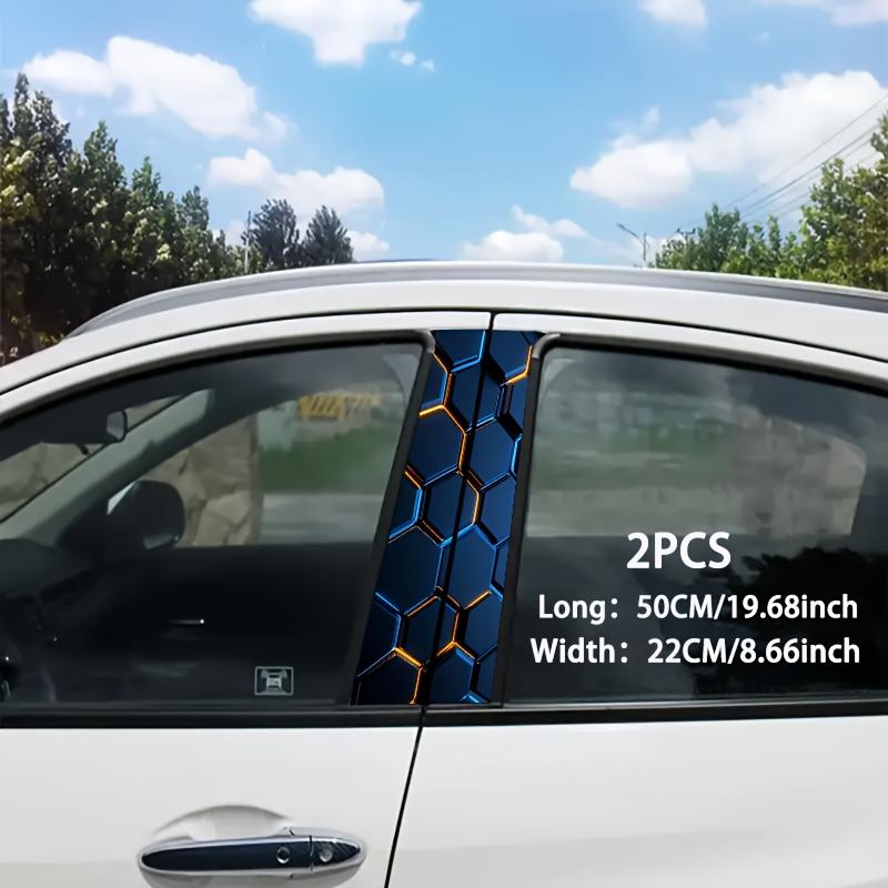 2pcs Pattern Carbon Element Car Sticker: 2pcs Set - Waterproof, Scratch ...