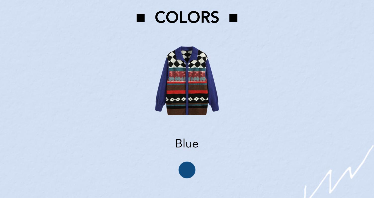 Cider [size 2-10] Collar Argyle Striped Cardigan