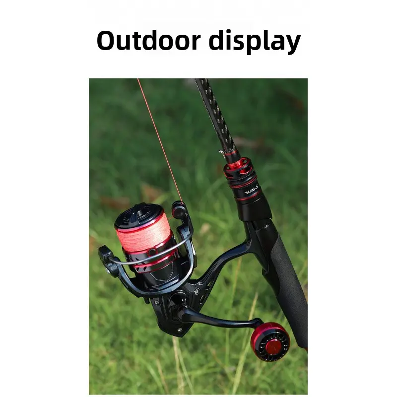All-metal fishing reel, spinning reel, sea rod reel, long-distance casting reel, fishing gear suitable for both saltwater and freshwater - Extra-large spool - Great value!Summer vibe