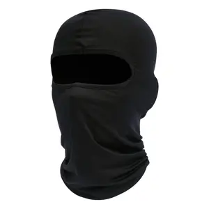 Unisex Black Balaclava Face Mask - Summer Cooling Neck Gaiter, UV Protector, Balaclava Bandana, Ski Mask, Motorcycle Gear, Adults' Sports & Outdoor Accessories, Gifts for Boyfriends