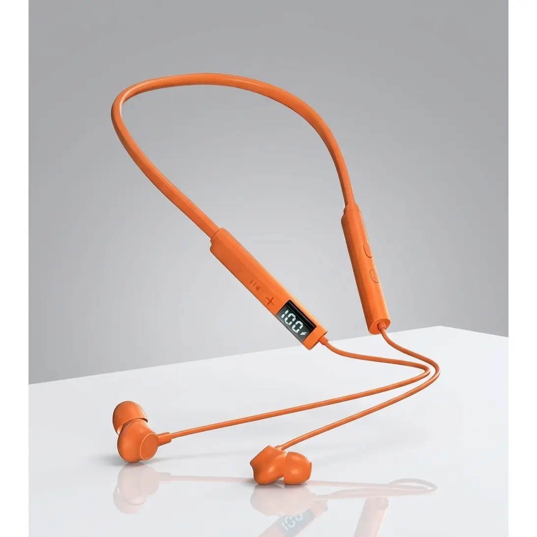 Chargeable Wireless Bluetooth Neckband Earbuds - Electronic Hi-Fi Pod-Style Upgraded In-Ear Headphones, 12mm Large Diaphragm, Type-C Fast Charging, 0.06s Low Latency, Memory Function, Durable Build, Premium Audio, Sound Isolation, for Gaming, Workou,mshuk