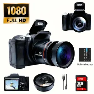 Gift for You!Digital Camera for Photography with 2.4 Inch LCD Screen, 16X Digital Zoom, 1080P Mini Vlog Camera with 9.88mm Wide-Angle Lens, Cool Stuff & Travel Essentials, Easy to Operate, Ideal Gift for Men Women
