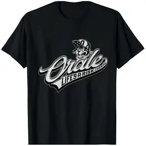 🇲🇽👔Orale Lifes A Risk Carnal,Chicano Culture, Cultura Mexicana, Shirt for Dad Cotton Menswear T-Shirt Tshirt Streetwear Shortsleeve Top Love