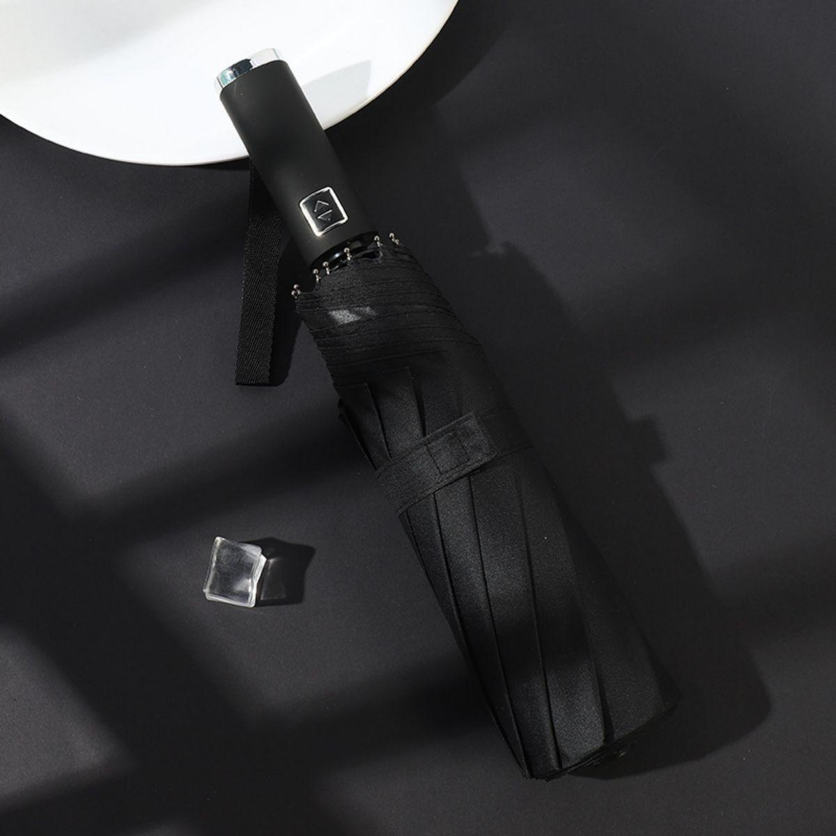 Automatic Opening & Closing Folding Umbrella, 1 Count Portable Windproof Umbrella, Rainproof Large UV Protective Umbrella for Outdoor Travel, Wind Resistant Umbrella