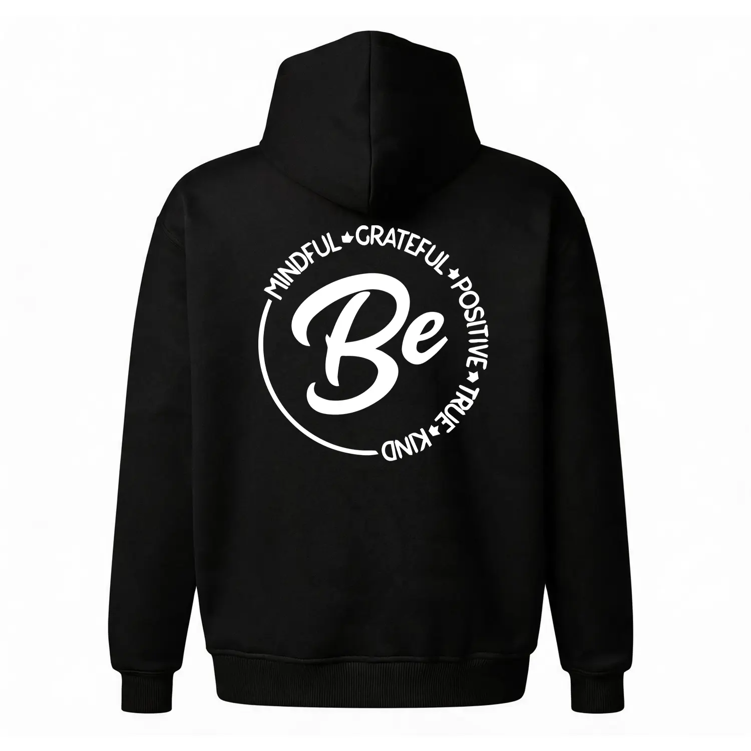 Daily Affirmation Hoodie |   Be Mindful Grateful Positive Graphic Sweatshirt |   Mental Health Unisex Pullover Gift