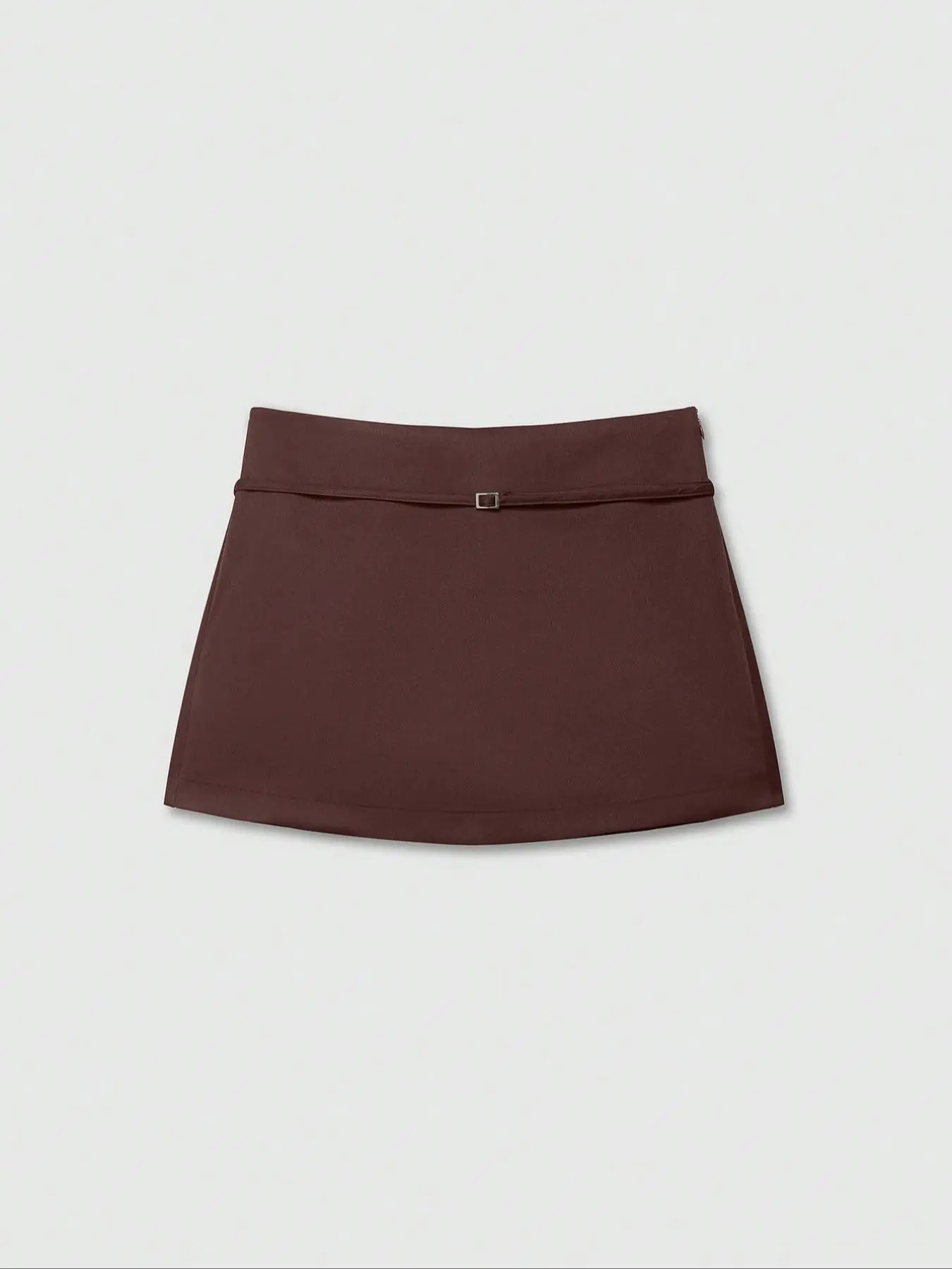 Women's Solid Color Zipper Tie Skirt Pants, Slim Fit Half Skirt with Safety Pant, Perfect for Vacation, Home, Daily Wear, Dating, Travel