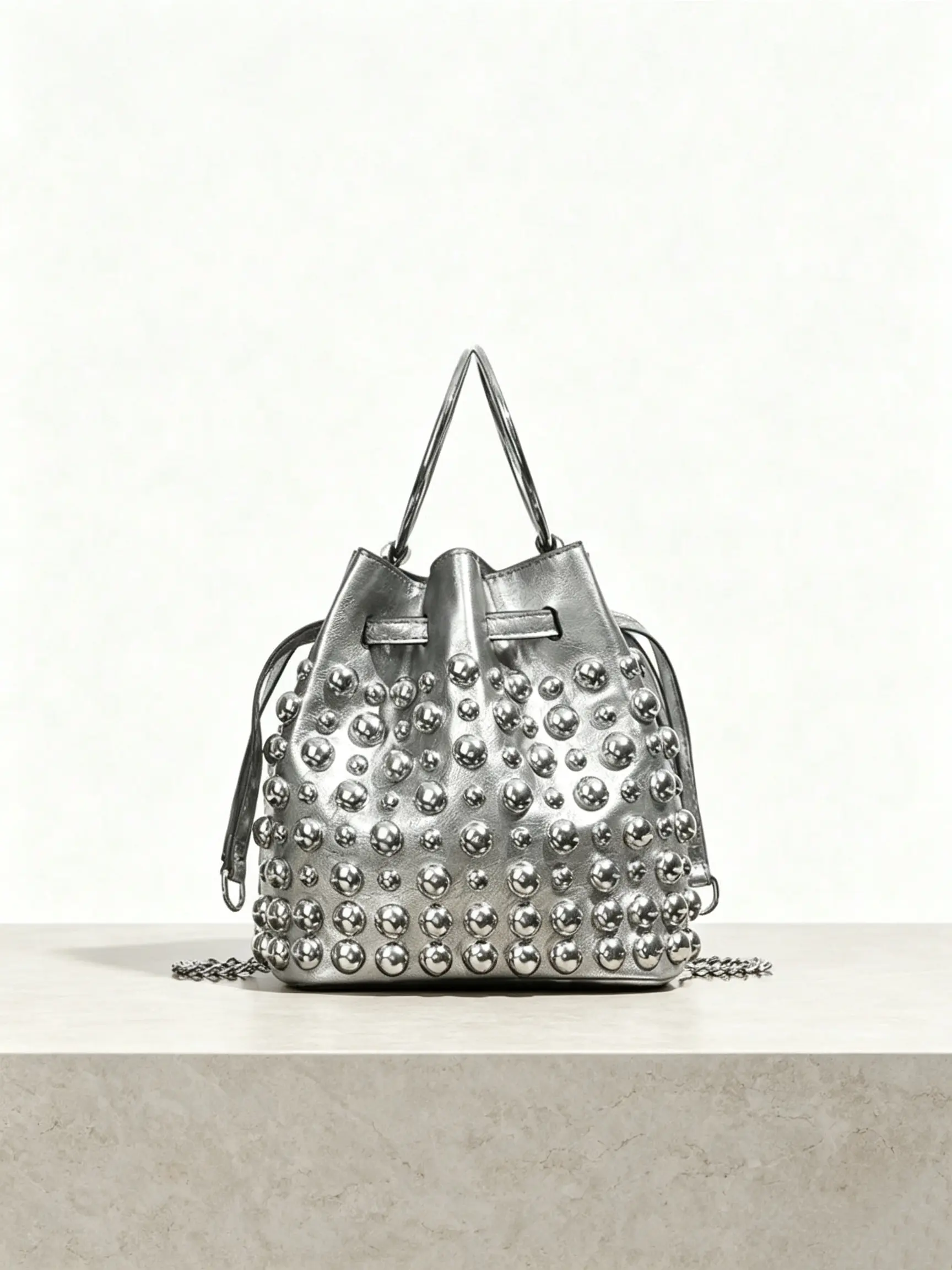 Women's Handbag, Shoulder Bag, Crossbody Bag, Fashionable Elegant Simple Personality Versatile Classic Rivet Design, Perfect for Various Occasions