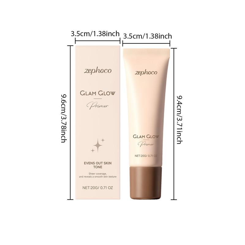 Natural Translucent Primer, Long-Lasting Makeup Base, Suitable for All Skin Types, Perfect for Daily Use, Smooth Application