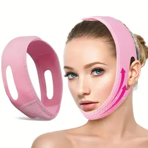 Reusable V-Shaped Face-Lifting Bandage, Double Chin Slimming Bandage & Reducer, Anti-Sagging Sleep Facial Wrap, Comfortable Skincare Tool for Women, Face Lifting Device, Skin Care Tools, Chin Strap #GLOBAL PICKS