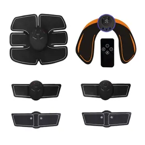 Abdominal Trainer, Buttocks Massager, Smart Gym System Ab Trainer Core Trainer Multi-Part Massage Home Gym Essential for Abdominal Arm Hip Muscle Strength Training- Muscle Stimulator Lazy Fitness-30-Day Abs Challenge