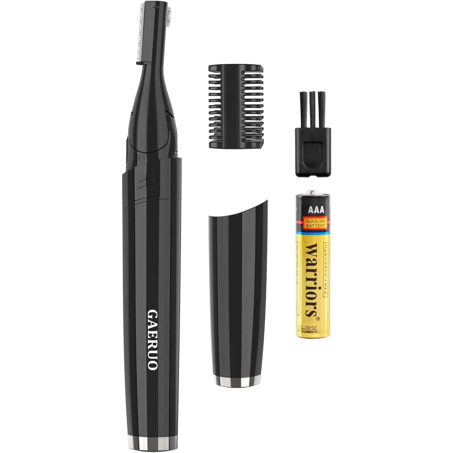 Electric Painless Portable Eyebrow Shaper Trimmer Kit for Women Men, Battery Powered for Trimming Hair on Face Lips Armpit Leg Full Body