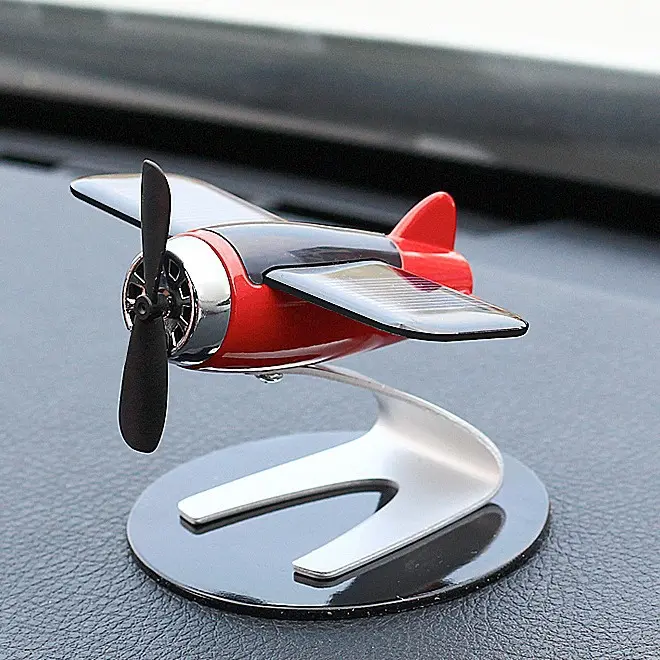 Plastic Solar-Powered Car Dashboard Ornament, Fragranced Perfumed Built-in Perfume - High-End Personalized Creative Automotive Interior Decoration Accessory