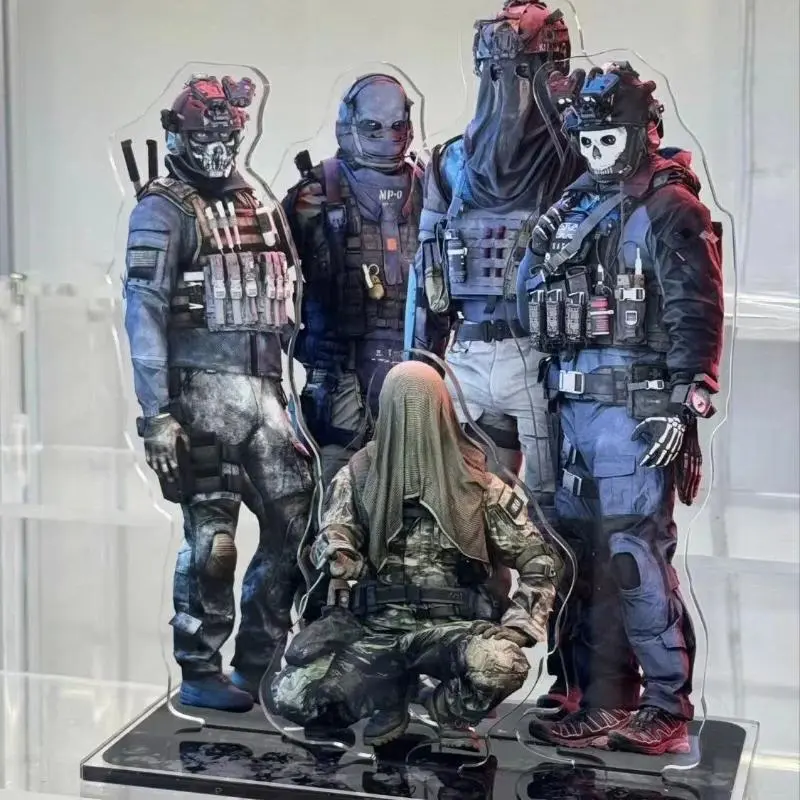2026 new COD Call of Duty Ghost Konig Krueger Keegan Nikto Cosplay Acrylic Desktop Stand Figure Anime Collection Cartoon Decor Gift
