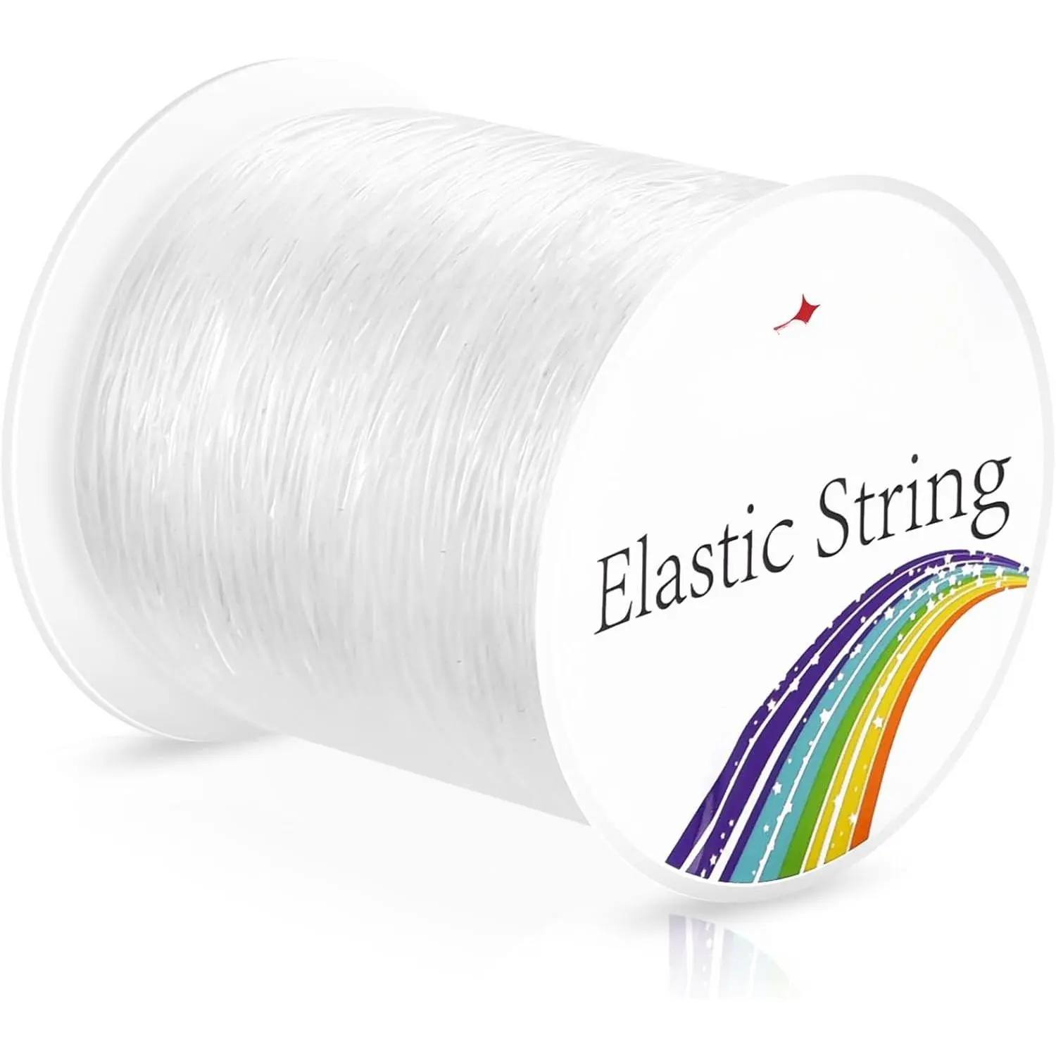 Elastic Cord, Clear Elastic String for Bracelets, Beading, Necklaces,  Making, 1mm Stretchy String Suitable for Various Types and Sizes of Beads