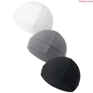 3pcs Unisex Plain Color Multifunctional Skull Caps 2026 Summer Sportive Beanie Fitted Hat for Men Women Stretchy Helmet Liner Biking Accessory Back To School Birthday Outfit Machine Washable Polyamide SpringStatements Fitting Outdoor Hat summerwins