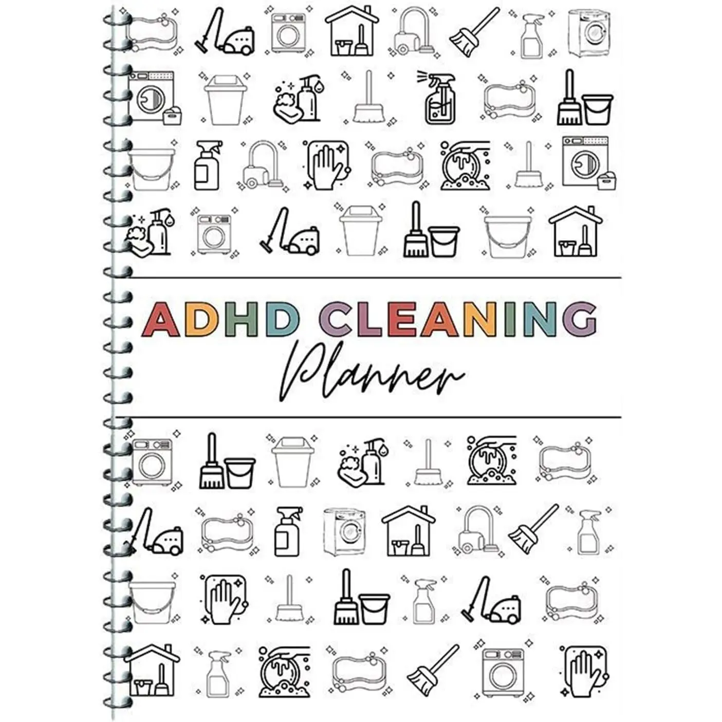 Rectangular Weekly Cleaning Planner Pad - Office Stationery for Organizing Tasks, Weekly Schedules, Checklists, Organize Tasks