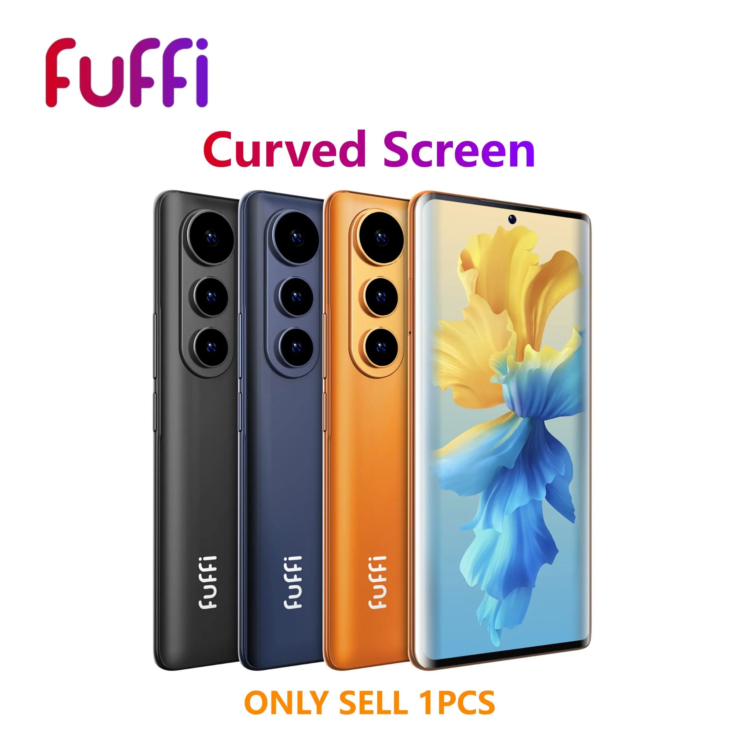 FUFFI Smartphone S26 Pro, 6.67-inch HD Curved Display, 4GB RAM, 64GB ROM, 4G Network, Dual SIM Dual Standby, Octa-core Processor, 5000mAh Battery, 5MP + 13MP Camera, Android 12 Operating System