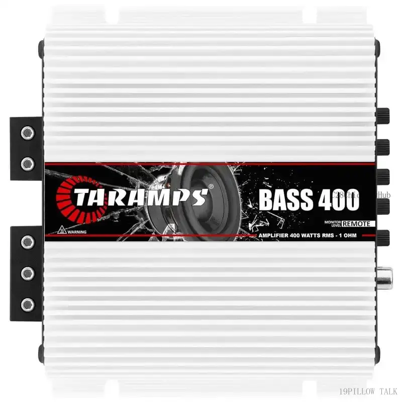 400 1 Ohm 1 Channel Amplifier 400 Watts, Crossover, Bass Boost, Level Input, Class D, Car Audio, Great for SubwoofersC28ChicLadyHub19PILLOW TALK
