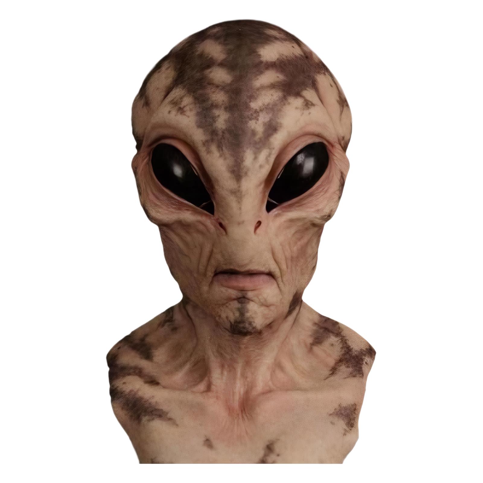 Horrible Alien Mask Horror Alien Supersoft Mask Creepy Halloween Party Decoration Scary Funny Cosplay Prop Masks