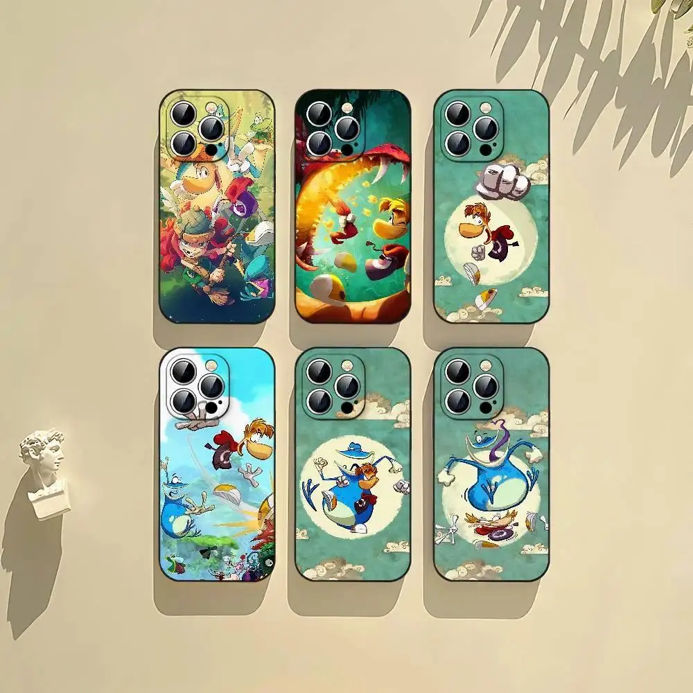 R-Rayman L-Legends Game Phone Case Platform Adventure Gamer Protective Cover Compatible with iPhone 11-17 Pro Max/Plus & Samsung Galaxy S23-S25