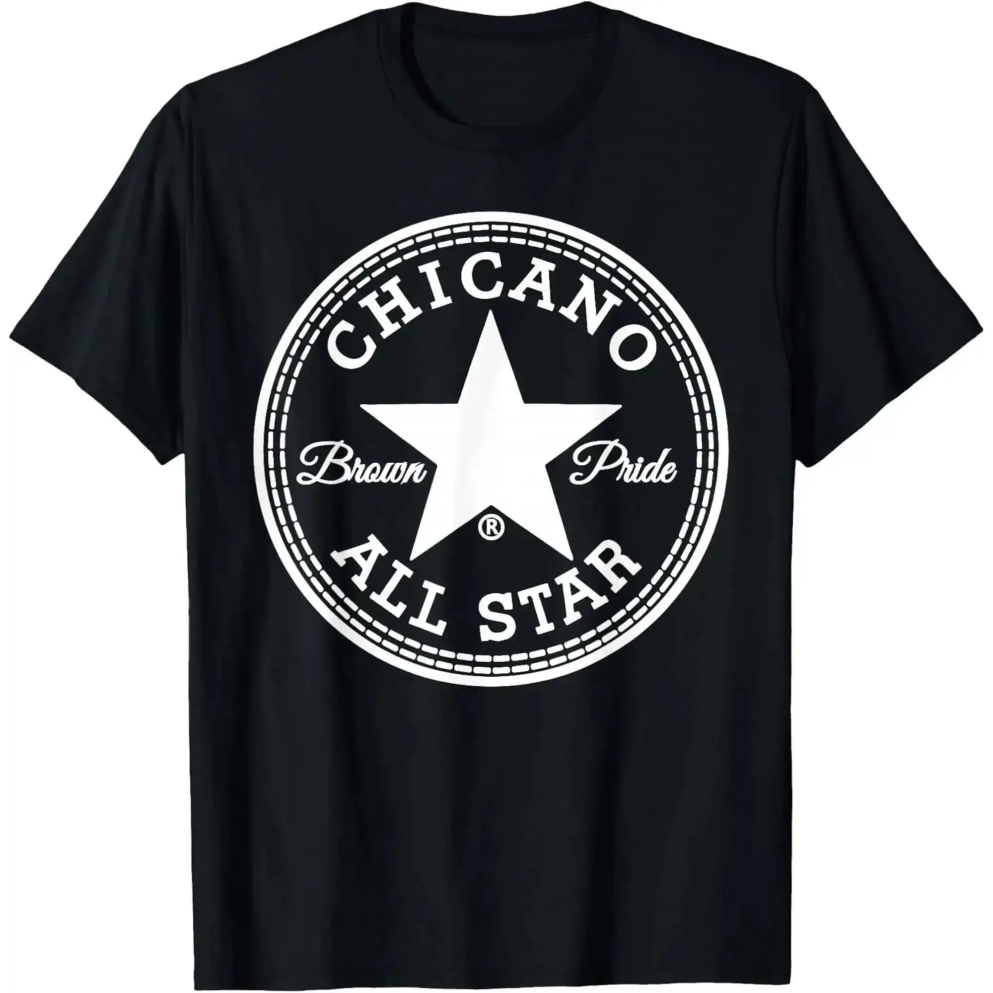 Chicano Brown, Chicano Clothing, Mexican Clothes, Chicano Style Art Graphic T-Shirt for Men & Women, Gangster Clothes Lowrider Art, Cholo Outfit MXC005