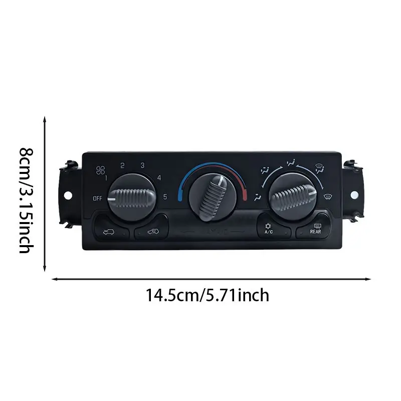 Chevrolet Silverado 1500 Ac Control Panel, Ac Switch, Temperature Control Module, Oe Code 599-218, Cross-Border Exclusive