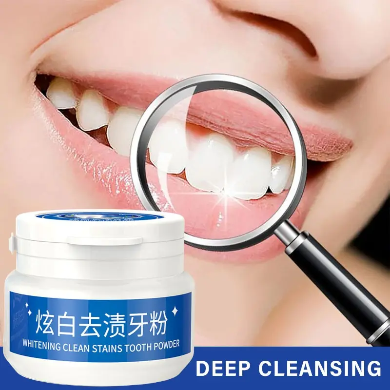 1PC, Mint Formula Tooth Powder, Daily Teeth Cleaning Care, Contains Pearl Powder For Gentle Use, Long-Lasting Fresh Breath, Home Oral Care Essentials, Good Oral Care Products