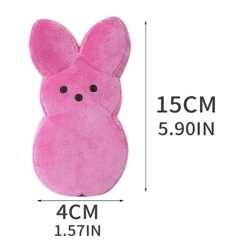 15cm Cute Peeps Bunny Plushie Multiple Colors Stuffed Toy Collectible