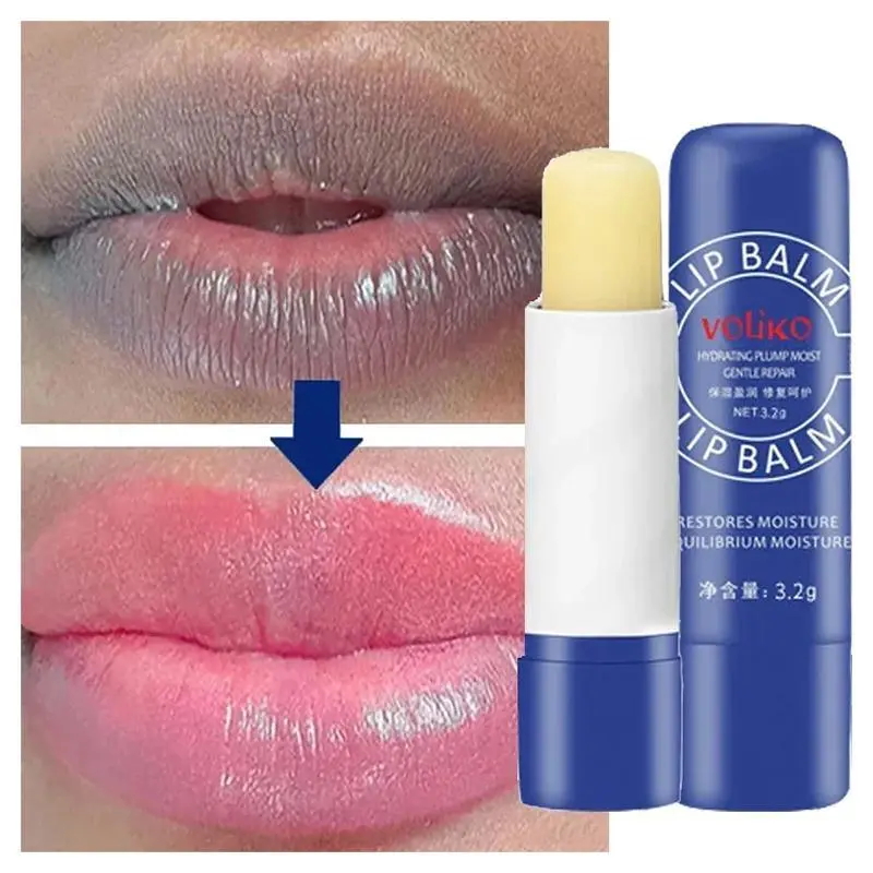 New Lip Balm Remove Dark Lighten Melanin Lip Mask Fade Lip Line Brighten Exfoliating Moisturize Dead Skin Repair Lip Care Moisture Gentle lip plumper