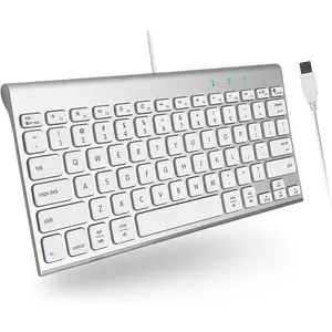 Wired Keyboard for  | Compatible  Keyboard (78 , Plug and Play USB) Compatible with MacBook Pro/Air, iMac,  mini/Pro, Laptop,  Desktop