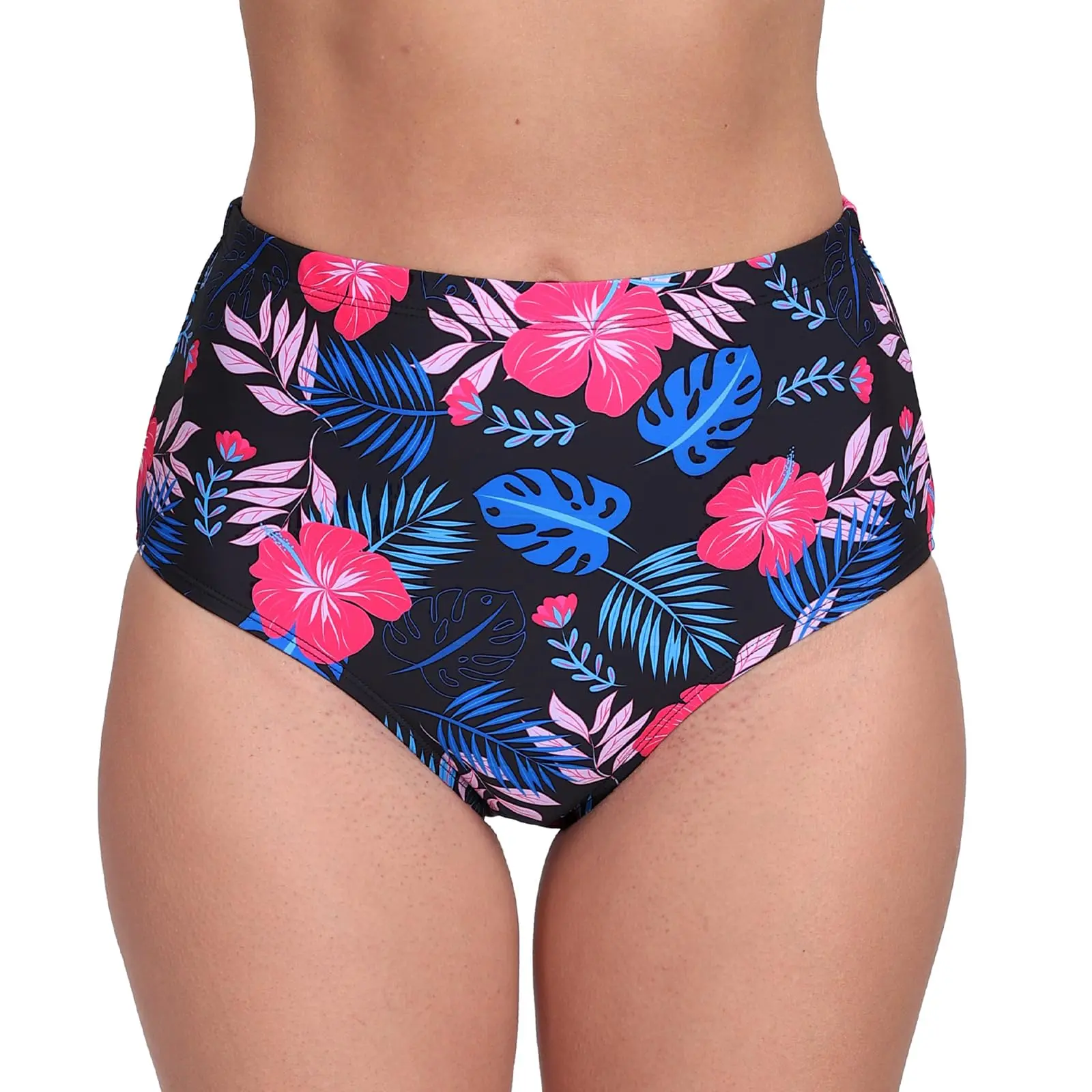 Green Leaf Red Floral