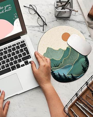 Ergonomic Cat Mouse Pad with Wrist Rest, Gaming Mouse Pad with Wrist Support, Funny Mouse Pad for Desk, Computer Mousepad with Non-Slip Pain Relief PU Base, Cute Office Desk Accessory Ergonomic Cat Mouse Pad with Wrist Rest, Gaming Mouse Pad with Wrist Support, Funny Mouse Pad for Desk, Computer Mousepad with Non-Slip Pain Relief PU Base, Cute Office Desk Accessory