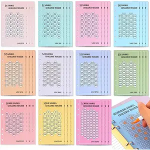 Saving  Book - 52 Week Savings  with Budget Sheets for A6 Binder