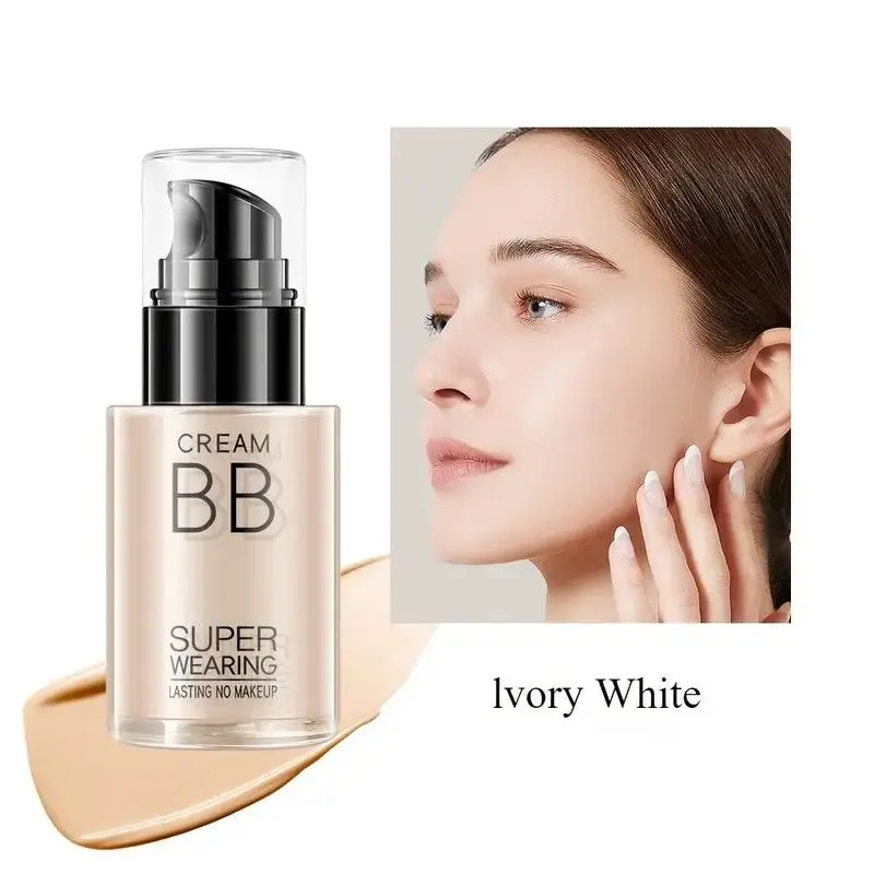 Flawless BB Cream Foundation - Moisturizing, Primer, Concealer, Super Long-Lasting, Long-Wearing, Perfect Coverage with a Natural Look